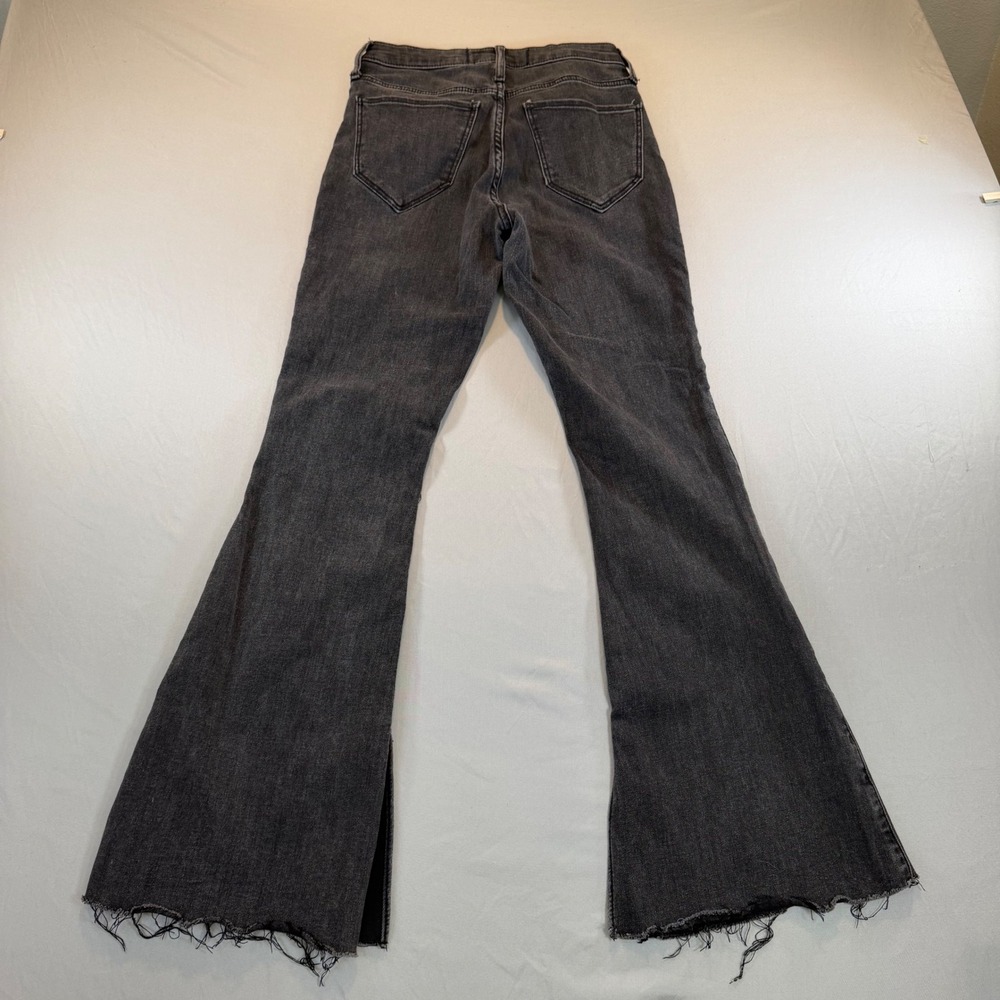 Hollister High Rise Flare Jeans Washed Black 5R 27x31 Y2K 90s Grunge Indie Boho - Picture 8 of 8